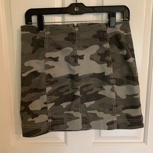 Jolt Camouflage Mini Skirt